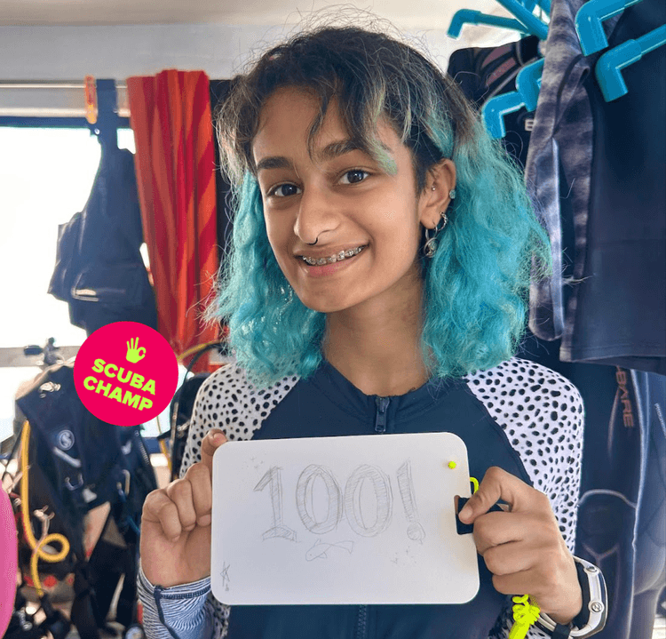 Lara Nambisan - 18 yrs, 130+ dives